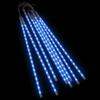 8 pcs. Meteor Lights 50 cm 288 LEDs for Indoor & Outdoor Use Blue