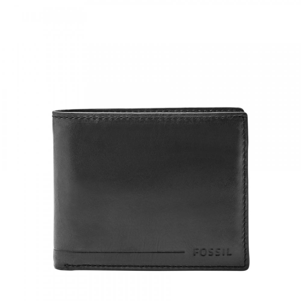

Мужской кожаный чехол для паспорта Fossil с RFID-метками