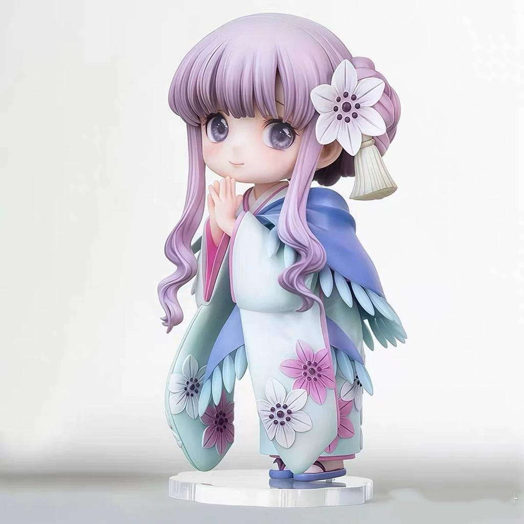Cardcaptor New Sakura Q Version Sakura Kimono Cute Trendy Anime Figures Gk Statue Collectible Girl Room Ornament Festival Gifts