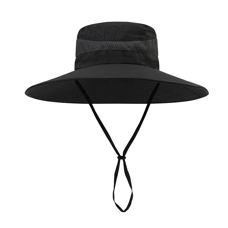 Solar fan hat summer outdoor shading sun protection hiking men casual breathable bucket hat women