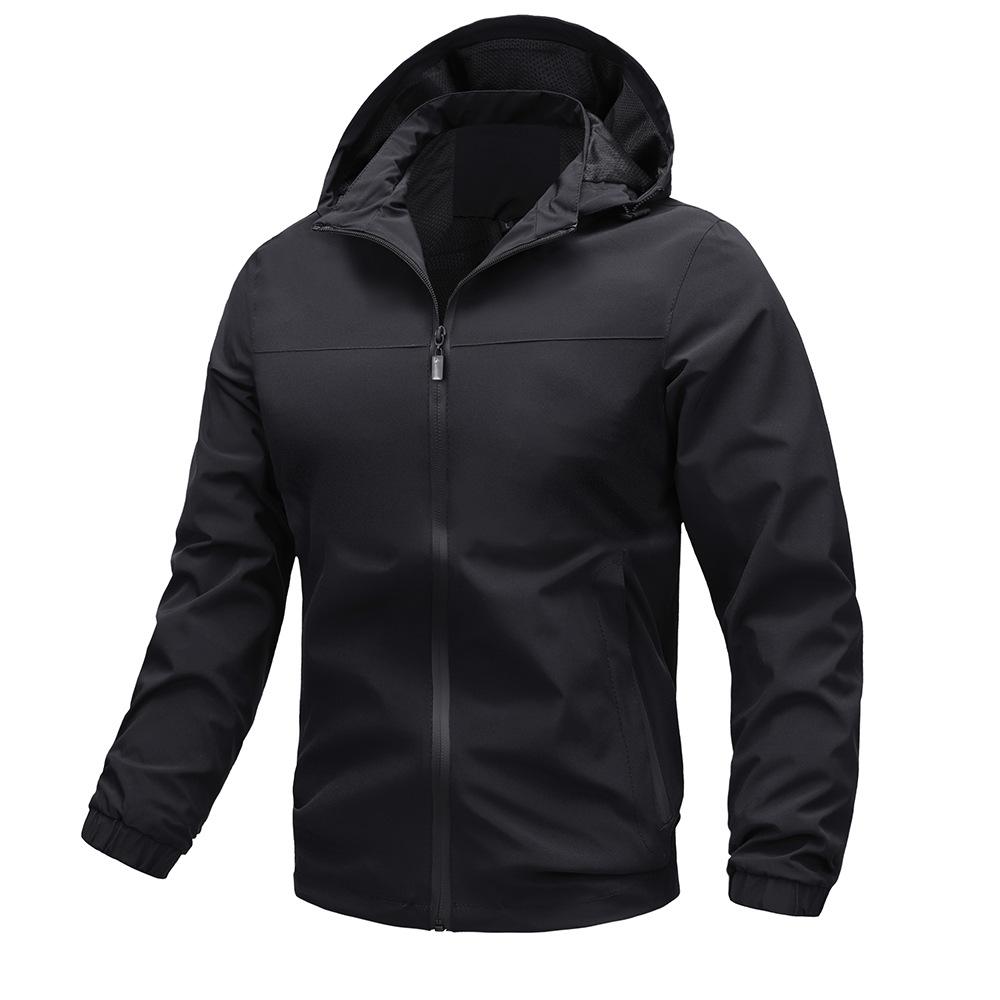 windproof hooded jacket