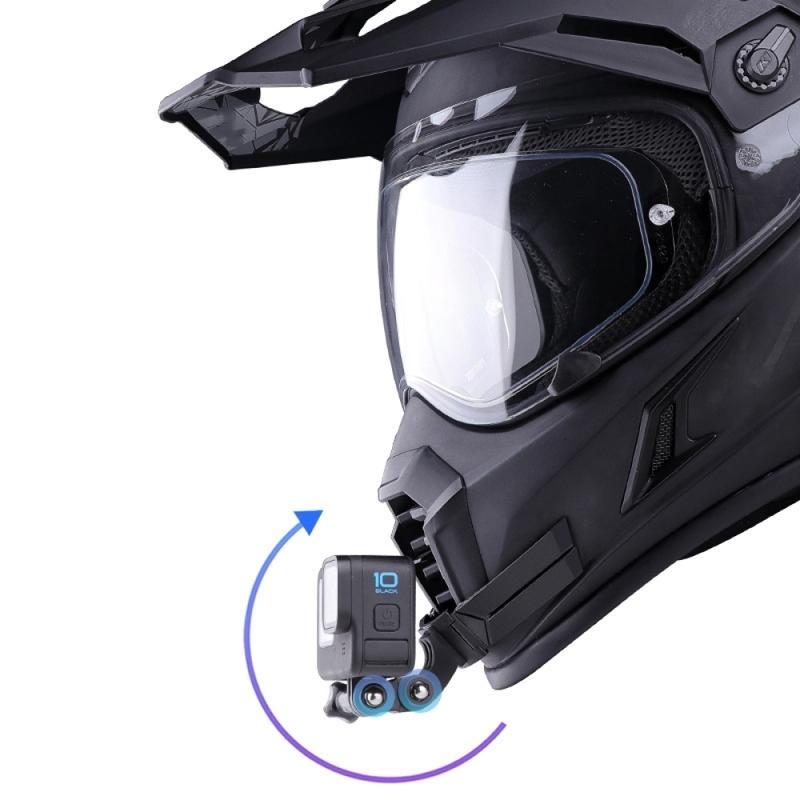 motorcycle helmet chin mount bracket for Sports Cameras