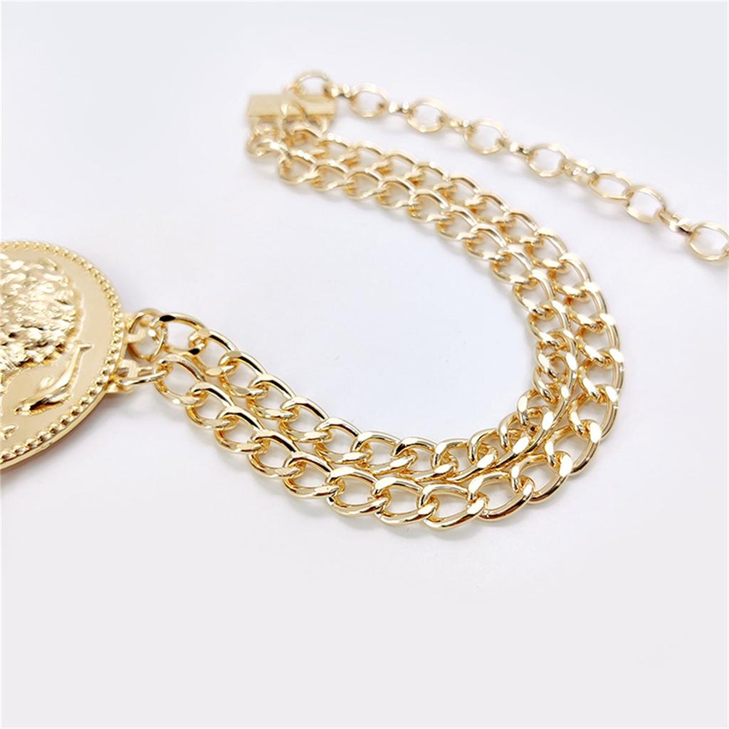 Schwerlast-Taillengürtel Stilvoll für Bühnentanz Musikfestival Jeans Kleidergürtel Körperschmuck Kette Metallisch Bauchtanz