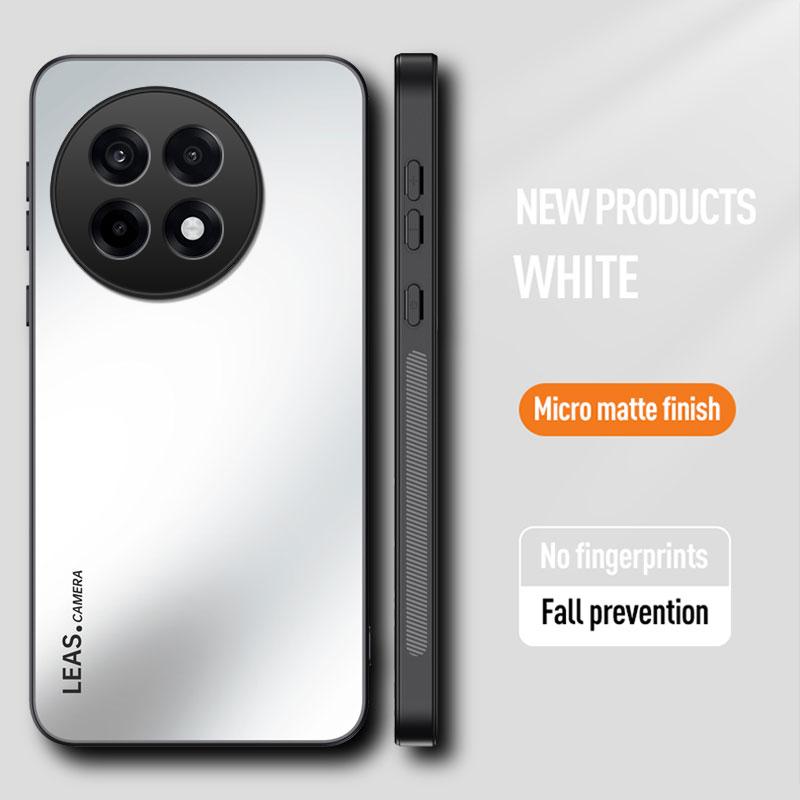 

EUCAGR For OnePlus Ace 5 Pro Luxury ShockProof AG Frosted Soft TPU+PC Matte Back Cover For OnePlus Ace5Pro Phone Case Coque OnePlus Ace 5 білий