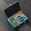 Chaxun Ceramic Cup & Notebook Gift Set with Blue Leather Case
