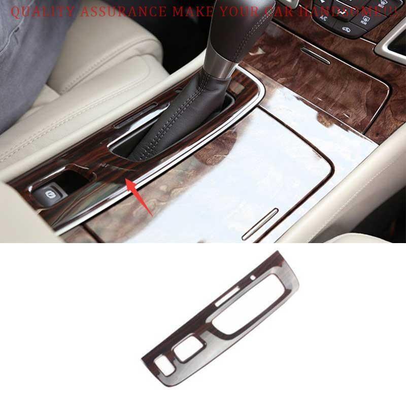 For Buick Lacrosse 2014-2016 Peach Wood Grain Center Console Gear Shift Frame