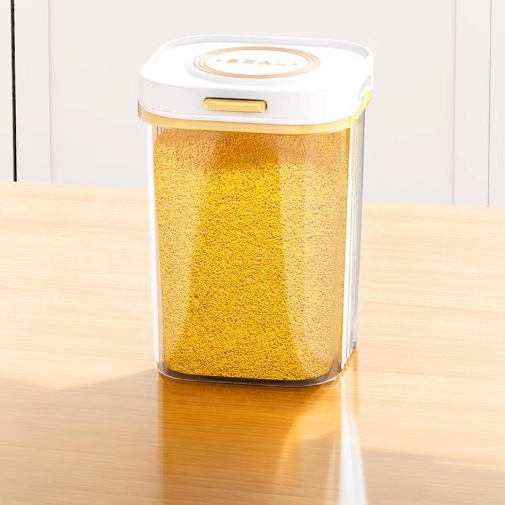 

Герметичная банка для хранения продуктов питания прозрачный пластиковый кухонный органайзер 800ml