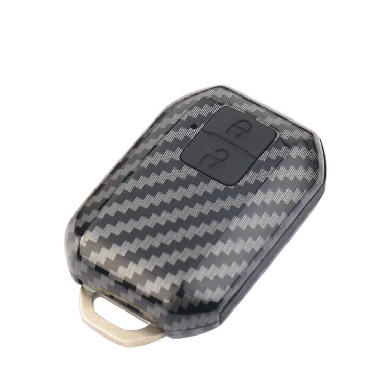 

Interior Mouldings Carbon Fiber Silicone Car Key Case Key cover For Suzuki Vitara Swift Ignis Kizashi SX4 Baleno Ertiga 2016 20
