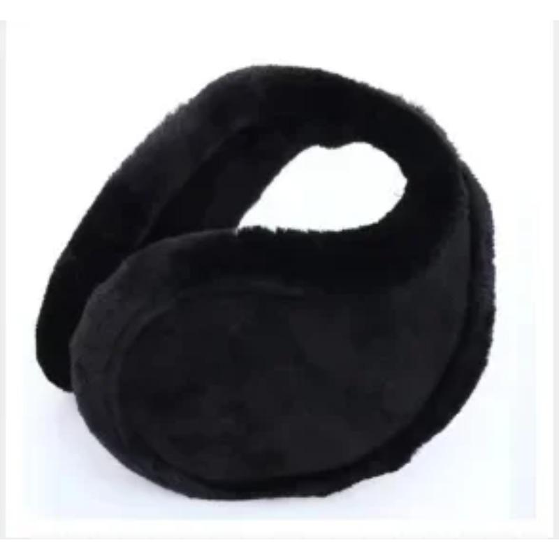 Thickened Ear Bags Windproof Ear Protection Tools for Cycling Black Grey Winter Men's Warm Earmuffs Enlarged Ear Protectors