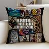 Metal BBring Me The HorizonS Cushion Cover Breathable and skinfriendly linen pillowcase square removable and washable cushion