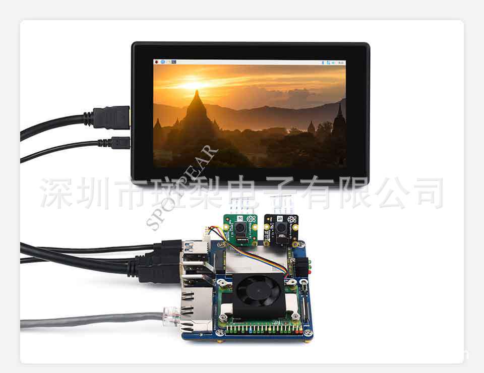 Raspberry Pi CM4 Basisplatine mit USB 3.0, Dual-Gigabit-Ethernet und 5G/4G-Erweiterung.