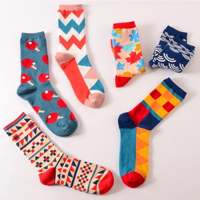 Happy Socks Men's Women Casual Dress Socks Multi-Color Hosiery