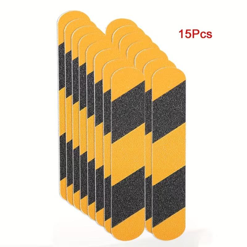 15Pcs Heavy Duty Anti Slip Tape Safety Grip Strips Outdoor Stairs Ladder Treads 15PCS