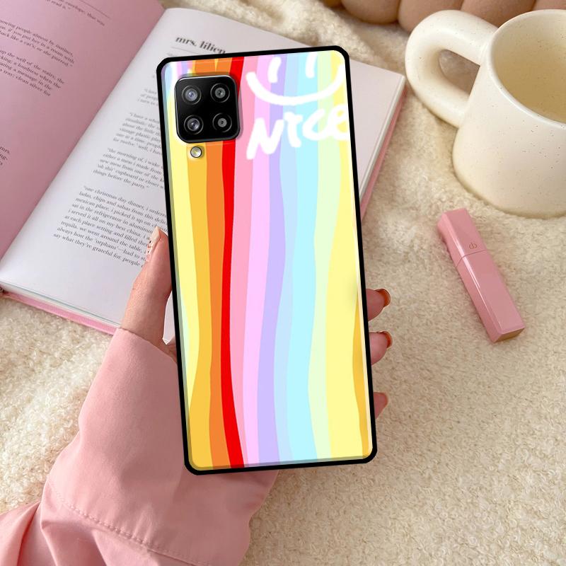 Rainbow Cute Cartoon For Samsung Galaxy A54 A34 A14 A52 A32 A12 A13 A33 A53 A15 A16 A26 A36 A56 A06 A35 A55 Case