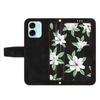 For Oppo A6x 5G Case PU Leather Floral Phone Cover with Card Slots