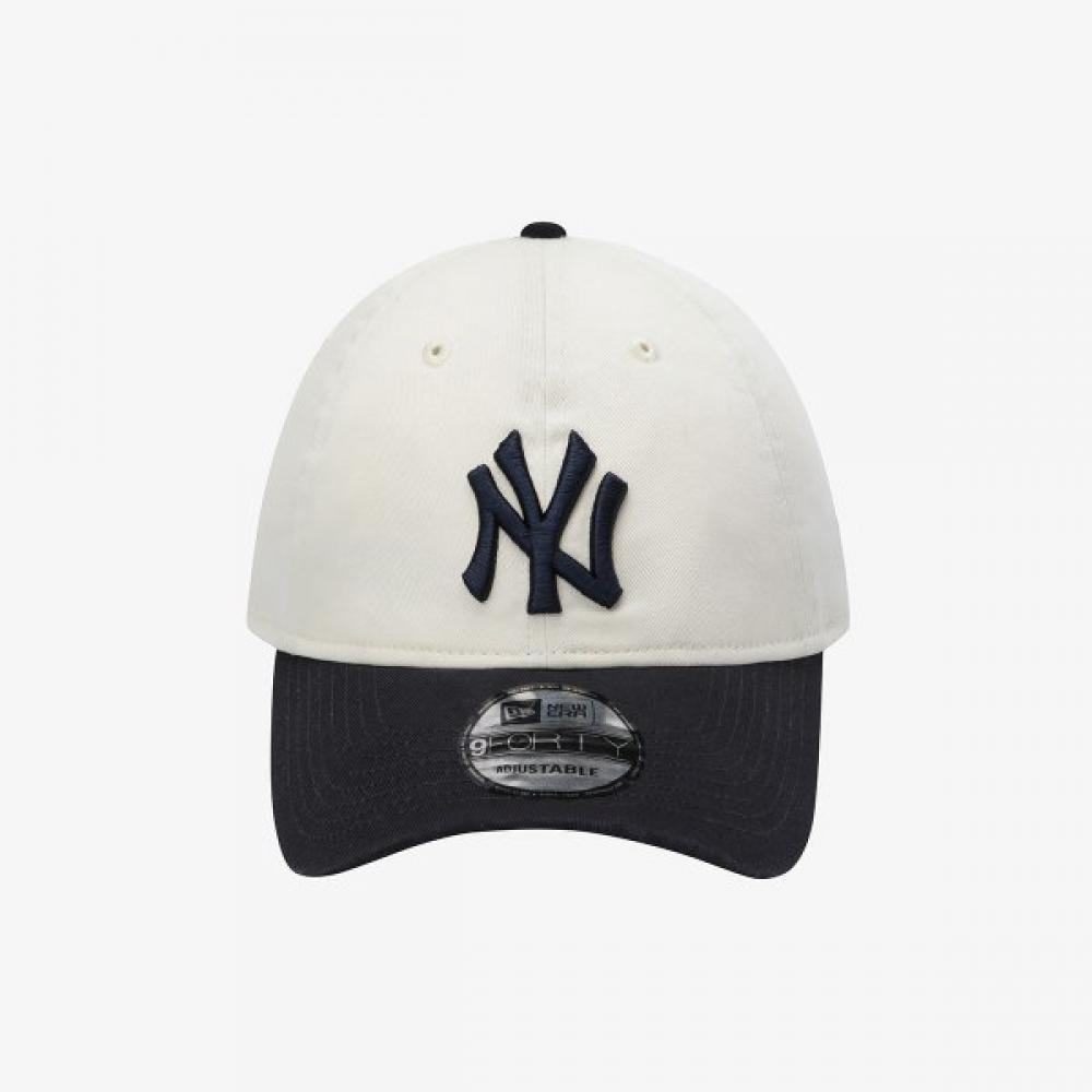 New Era Mlb New York Yankees Basic Unstructured Ballcap Ivory 15131668
