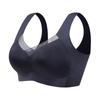 Women's Seamless Comfort Bra with Breathable Mesh and Wire-Free Support for Everyday Wear Black, Size M