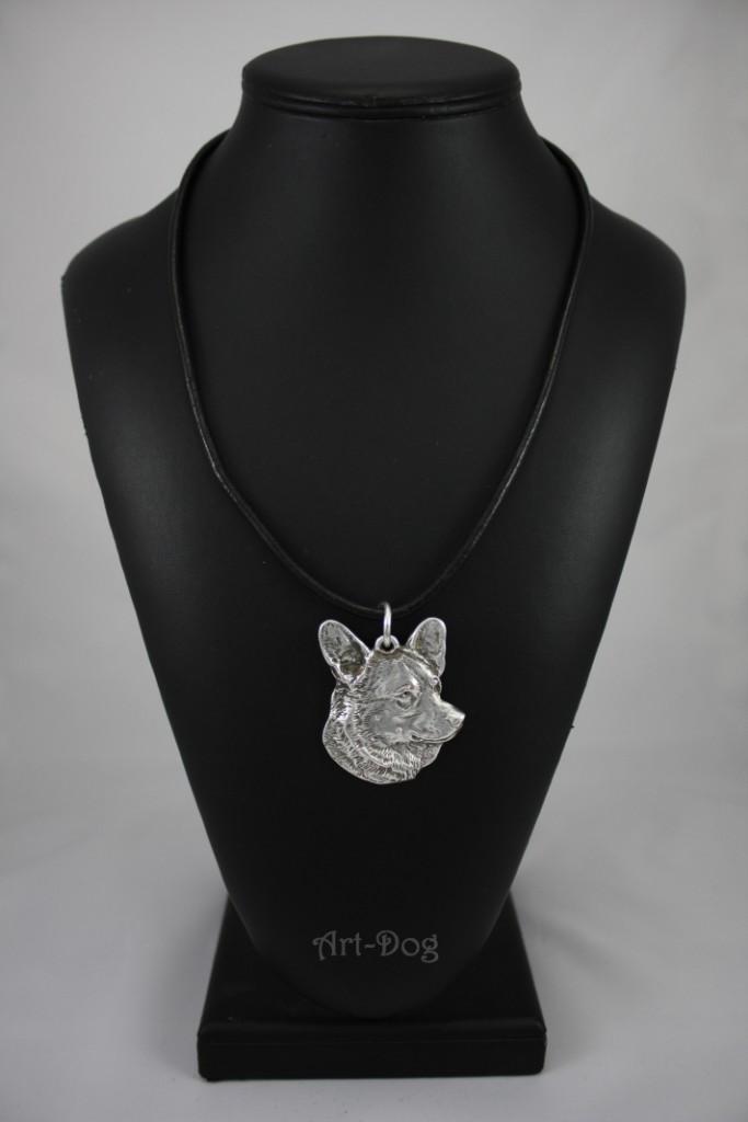 Cardigan Welsh Corgi - Dog Necklace In Gift Box, Silver-plated Locket for Dog Fan, Striking Pendant by Art-Dog Brand