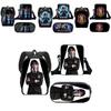3pcs Wednesday The Adams Family Backpack+shoulder Bag+pencil Case Set Kids Gift