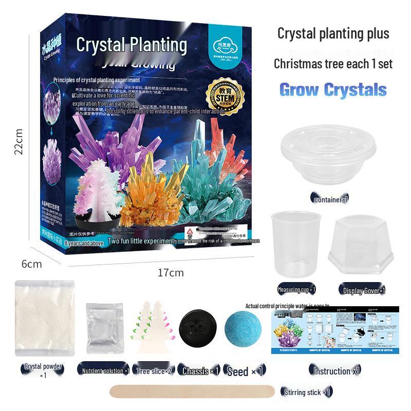 

Детский набор для экспериментов «Кристаллическая елка своими руками»