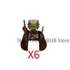 Medieval Castle Soldier Action Figures Building Block Empire Templars Lancer Warrior Militia Helmet Shield Sword Bow Toy Gifts