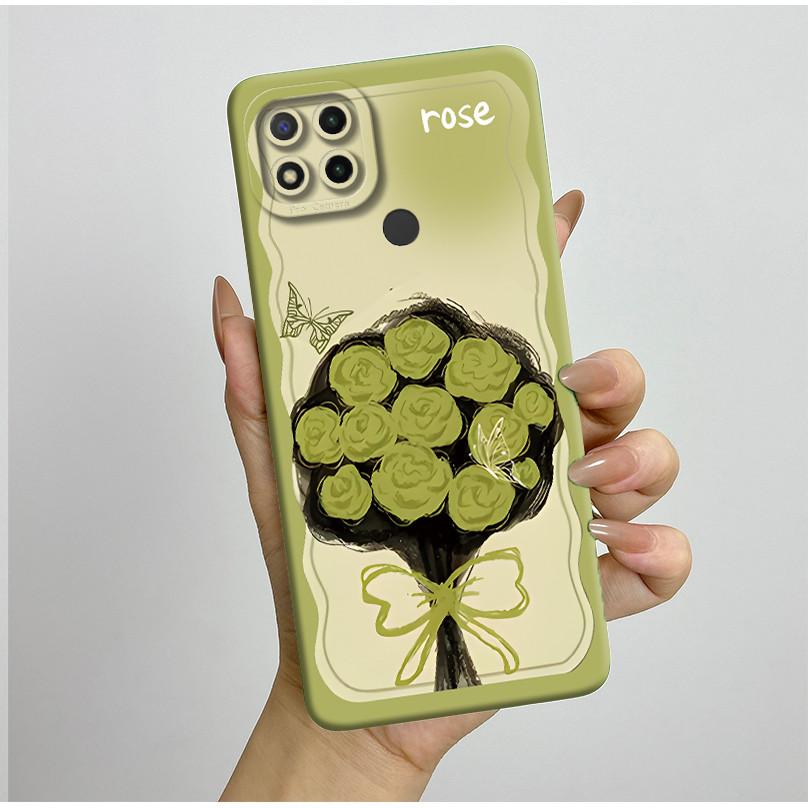 Phone Cases For Xiaomi Redmi 9C NFC 10A Fashion Butterfly Flowers Soft Silicone Back Cover For Redmi 9C Shockproof Coques Fundas