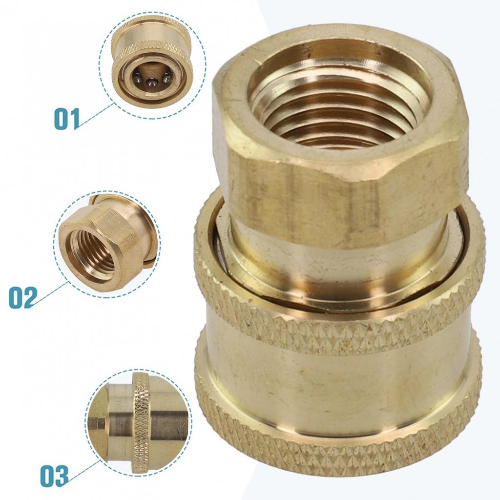High Pressure Water Pistol Adapter Quick Connector New