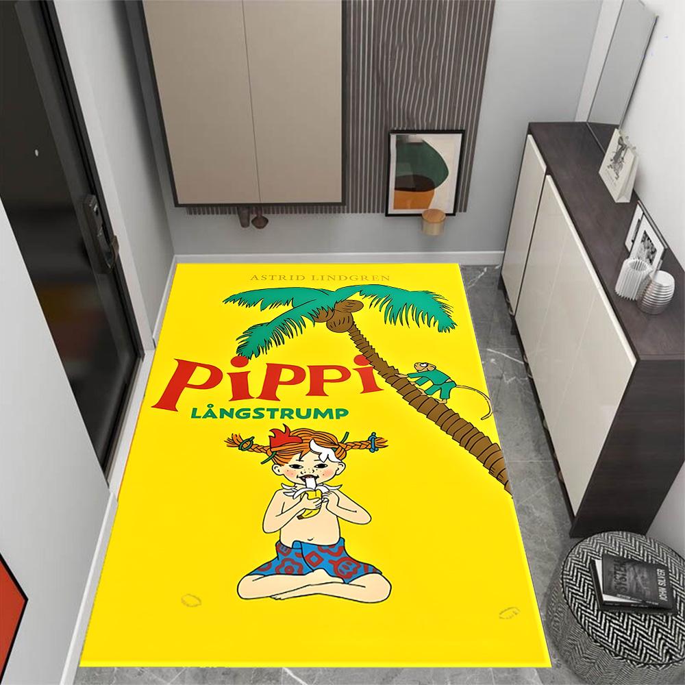 La Casa di Pippi. Tappeti Antiscivolo Tematici - Arredamento per la Casa in Poliestere, Adatti per Camere da Letto, Soggiorni, Ingressi, Studi e Decorazioni