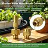1/2Pcs High Pressure Car Wash Water Vegetable Garden Irrigation Sprinkler Nozzles Set Farming Watering System Outdoor Yard Care