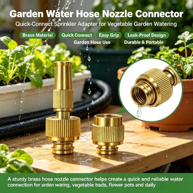 1/2Pcs High Pressure Car Wash Water Vegetable Garden Irrigation Sprinkler Nozzles Set Farming Watering System Outdoor Yard Care