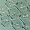 Pacify Hexagonal Acrylic Sheets, 3mm Thick, 24 Sheets, Clear Acrylic Plates with Protective Film, for Crafts, Painting, DIY Decoration, Ornaments, Spe