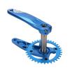 Bike Crank Arm Set Hollow Integrated Crankset 36T Chainring Bottom Bracket for 8 12 Speed Positive Negative Tooth for