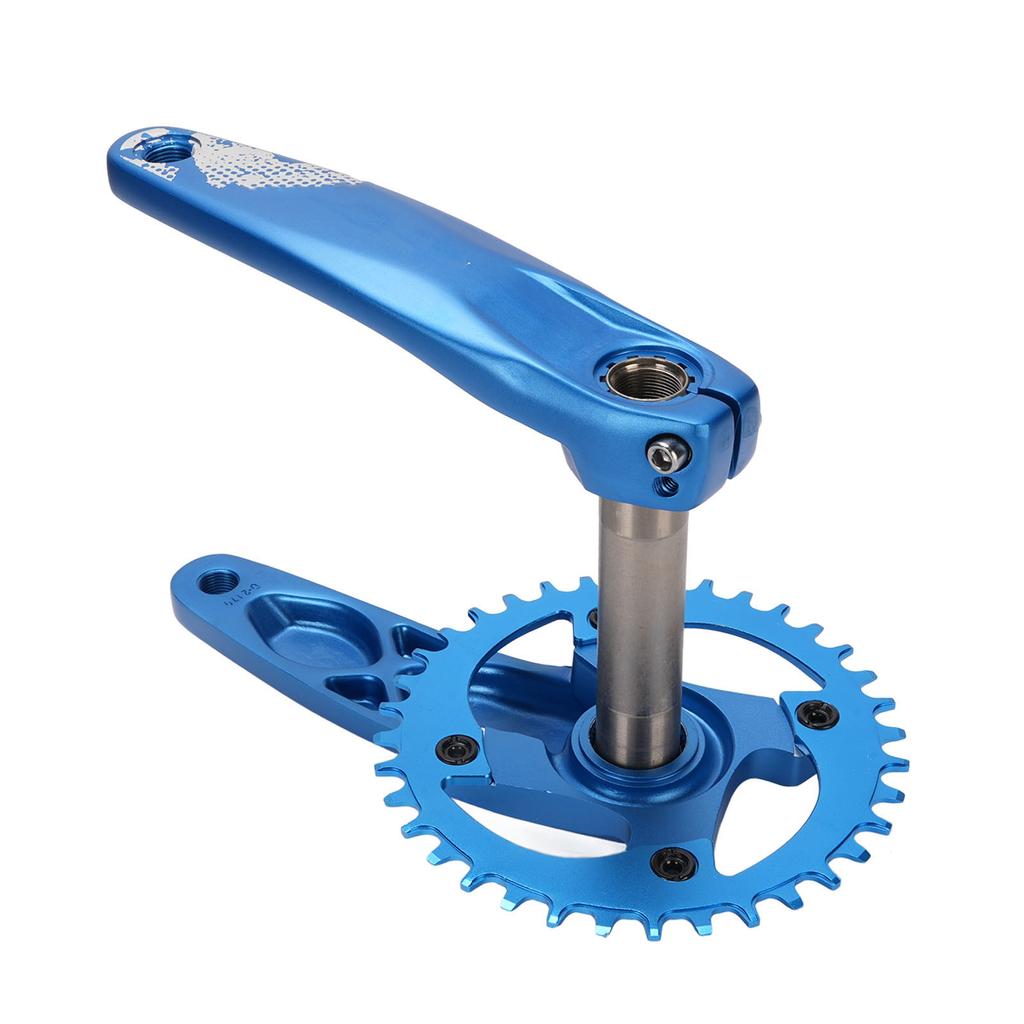 Bike Crank Arm Set Hollow Integrated Crankset 36T Chainring Bottom Bracket for 8 12 Speed Positive Negative Tooth for