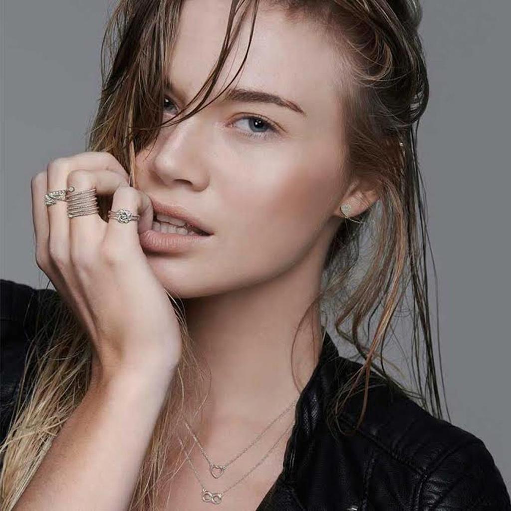 Herzförmige Kette Knorpel Ohrklemme Wickel Ohrringe Pave CZ Stecker Helix Ohrring Stecker Set 14K Vergoldetes Sterlingsilber