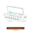 Narrow Transparent Bathroom Mirror Cabinet for Skincare and Cosmetics Storage