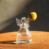 1PC Glass Vase Living Room Office Desktop Ornaments Angel House Decoration Hydroponic Flower Vase