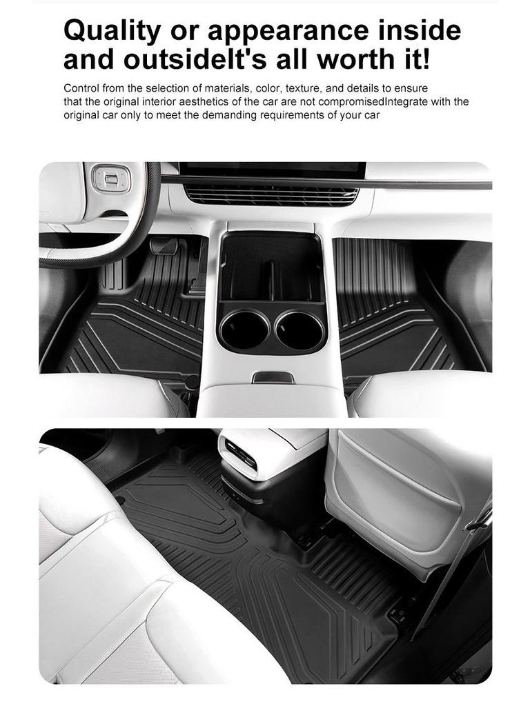 TPE Floor and Trunk Mats for 2016-2023 Chevrolet Malibu XL