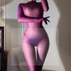 Women Sexy Fullbody Stockings Seamless Oil Shiny Glossy Jumpsuit 1228-Needle High Density Five-Fingers Full Body Wrap Bodysuit