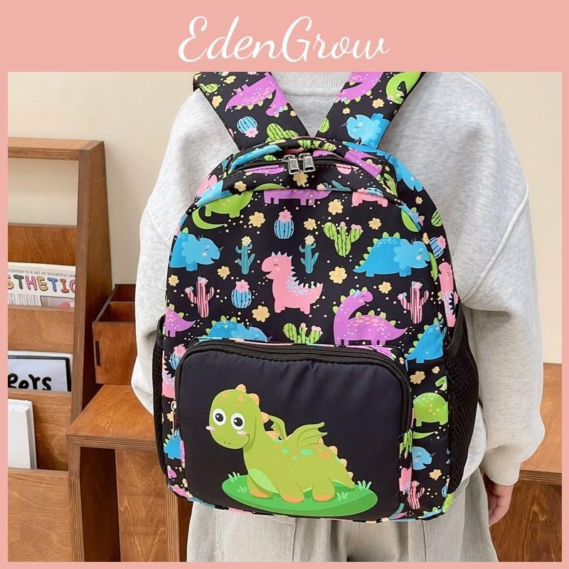 Attractive School Nursery Backpack Children Adorable Dinosaur Design Feel Cozy