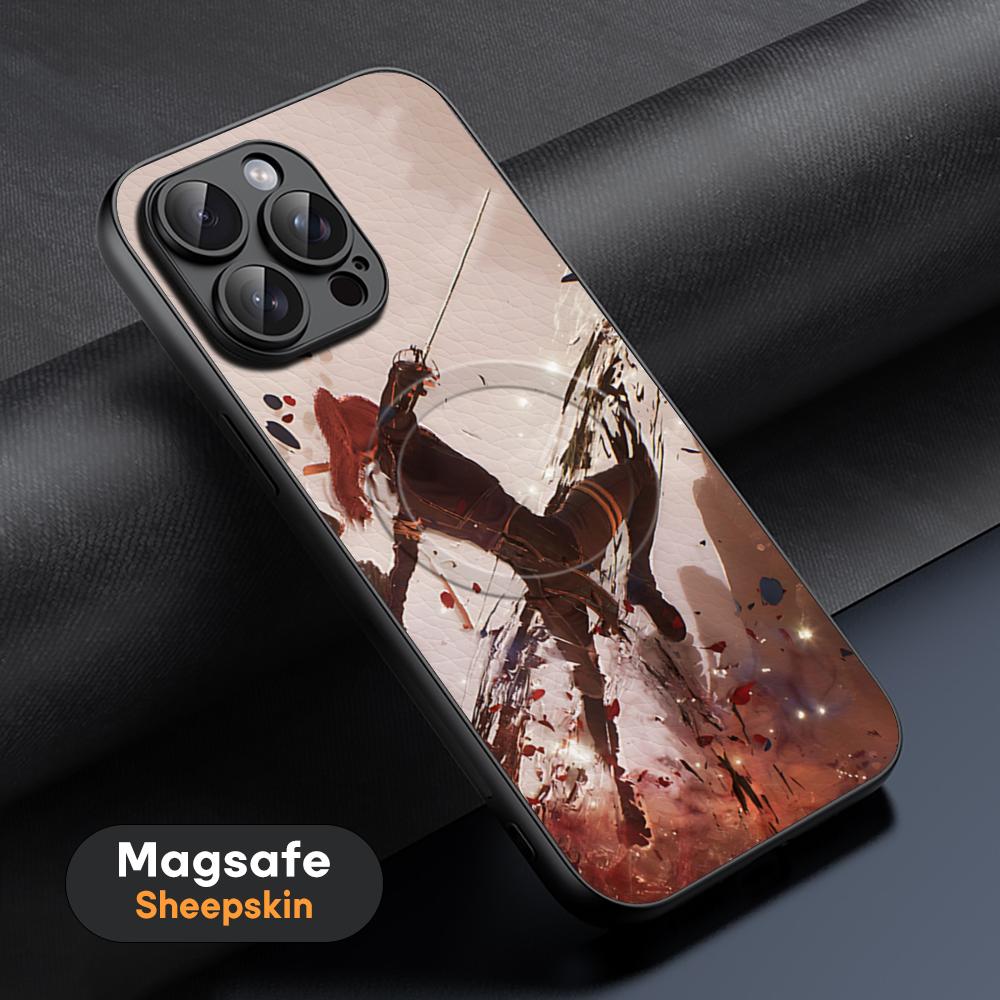 Clair Obscur Expedition 33 Hot Game Phone Case For iPhone 16 15 14 13 12 11 Plus Pro Max  High-end Luxury Magsafe Sheepskin