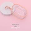 Mini Waterproof PVC Zipper Earphone Case & Cable Organizer with Hanging Buckle