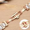 רצועת שעון קרמית איכותית עבור Rossini Guess Ebo Watch King רצועת שעון פלדה צמיד 16 18 מ"מ