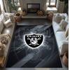 Tappeto in velluto di cristallo Las Vegas Raiders Morbido Anti?Tappetino Antiscivolo Comodo per Casa Soggiorno Camera da Letto Tappeto Decorativo