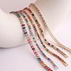 Iced Out Zircon Tennis Bracelet For Women Luxury Shiny Crystal Bracelets Hand Chain Hippie Trendy Accessories Jewelry Gifts
