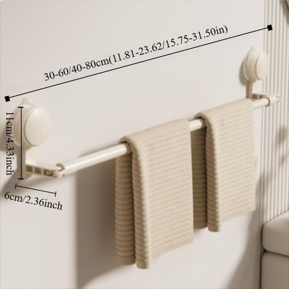 Nail Free Installation Bathroom Towel Rack Wall Mounted Bath Towel Storage Rack  Home
