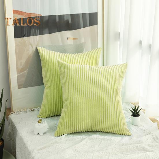 Plüsch-Kissenbezug, gestreifte Textur, einfarbig, Couch-Dekoration, Überwurf-Kissenbezug, Wohnzimmer, Schlafzimmer, Autositz-Kissenbezug