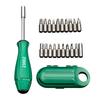 20Piece Multi Bit Ratchet Screwdriver Set for Home Repair and DIY Projects with Carbon Steel Construction