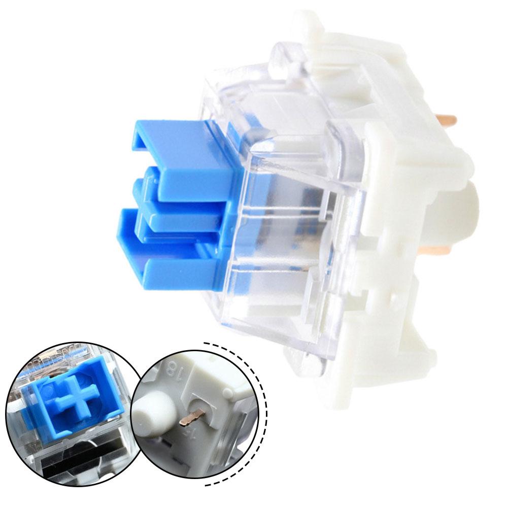 50 PCS Keyboard Switch Keyboard Clicker Key Replacement 3 Pin Tactile Switch Keyboard Replacement Accessories