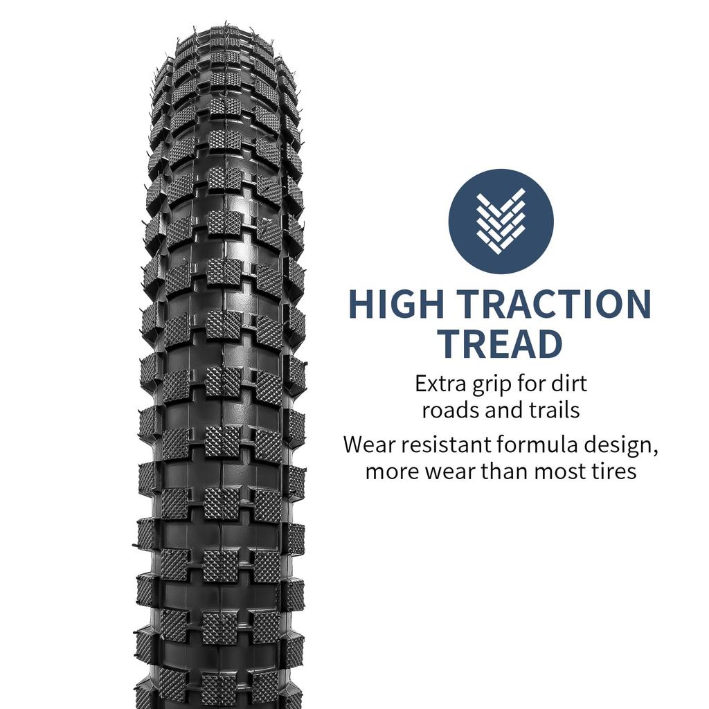 YunSCM 2x18 2.4 Tires, 18x2.4 64-355 Bicycle Tires, Suitable for 18-inch 2.4 Mountain Bikes and Cross Bikes, Y-029