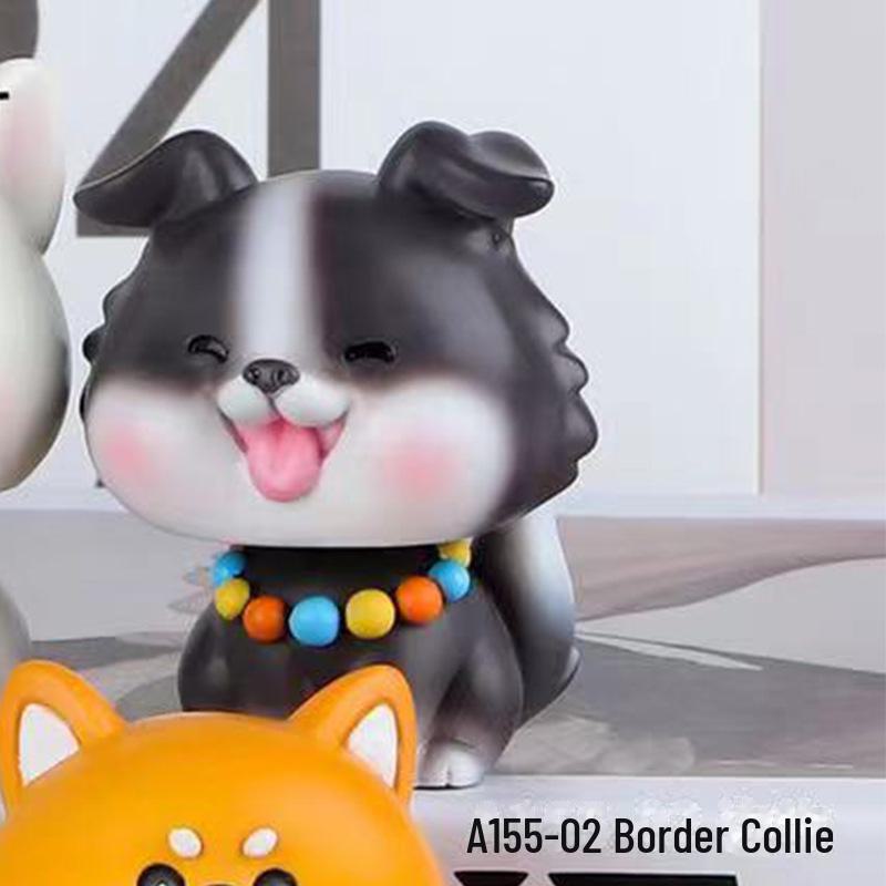 Adorable Dog Ornaments: Desktop & Car Console Decorations with Shaking Head - Perfect Pet Lover Gifts